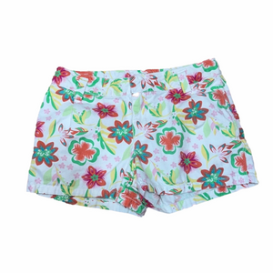 Circo Girls Floral Cotton Shorts Size L 10/12 Multicolor Summer